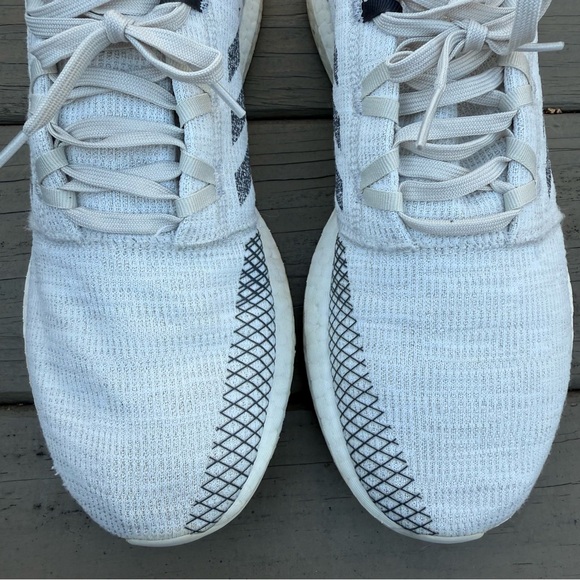 Adidas PureBoost Go J Non Dyed Grey and White shoes size 11 - Picture 5 of 13